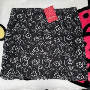 Dolls Kill Mushrooms Graphic Mini Skirt